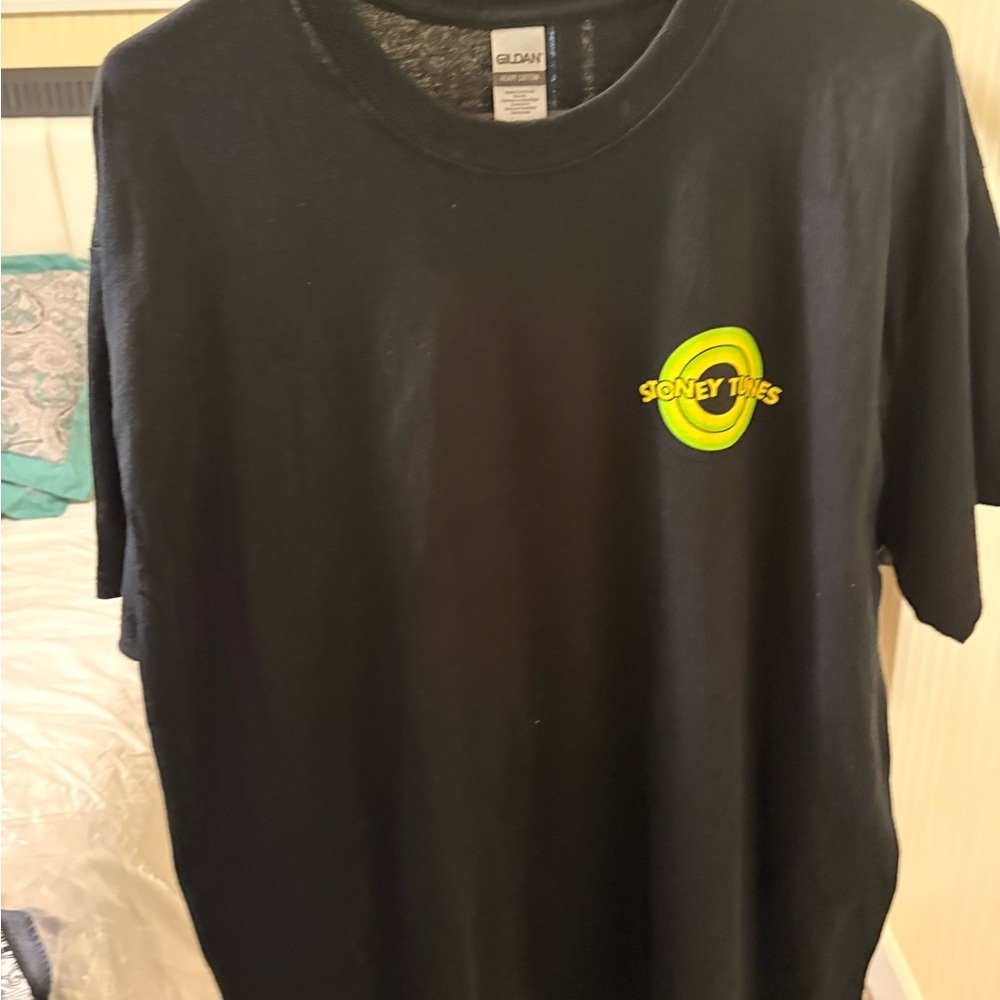 Gildan Black Tee with Looney Tunes Logo